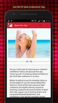 Get Rid Of Dark Underarms Naturally Tips 截图 1
