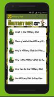 Military Diet Cartaz