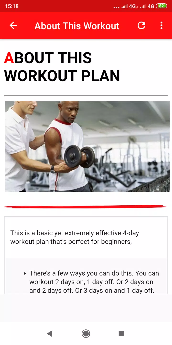 Gym Workout Plan For Men Beginners
