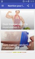 Nutrition pour la musculation capture d'écran 3