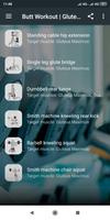 Butt Workout | Glutes Exercises Gym For Women-poster