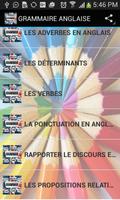 GRAMMAIRE ANGLAISE Affiche