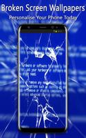 Broken Screen Wallpapers Cartaz