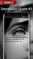 برنامه‌نما Depression Quote Wallpapers عکس از صفحه