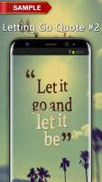 Letting Go Quote Wallpapers capture d'écran 2