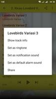 Kicau Lovebird Offline Mp3 screenshot 3