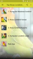 Kicau Lovebird Offline Mp3 โปสเตอร์