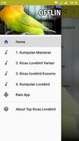 Kicau Lovebird Offline Mp3 imagem de tela 2