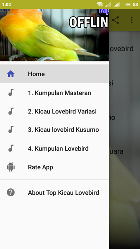Kicau Lovebird Offline Mp3 Apk 1 5 Download For Android Download
