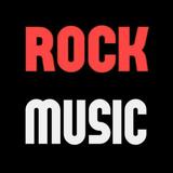 Rock music radio icon