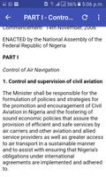 Nigerian Civil Aviation Act স্ক্রিনশট 3