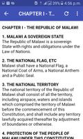 Malawi Constitution ảnh chụp màn hình 3