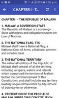 Malawi Constitution capture d'écran 3