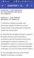 Somalia Constitution capture d'écran 1