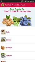 Hair loss Prevention Foods Affiche