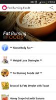 Fat Burning Foods poster