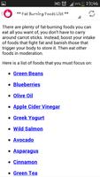 Fat Burning Foods screenshot 2