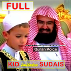 Sudais Quran in Kid's Voice ícone
