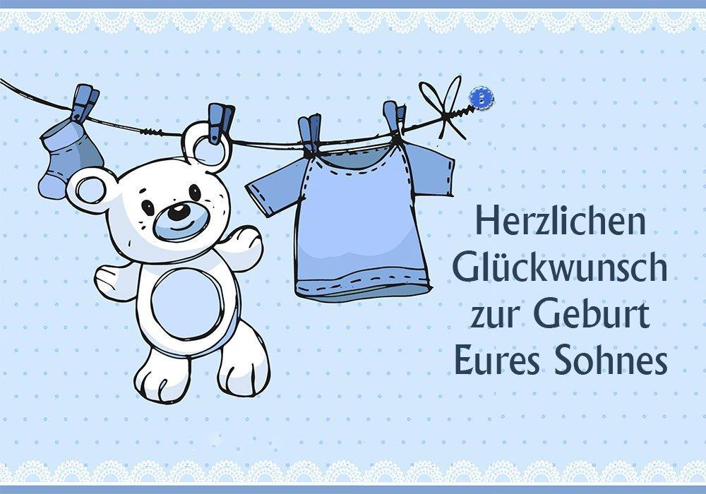 Echte Karte Baby Sohn Hallmark