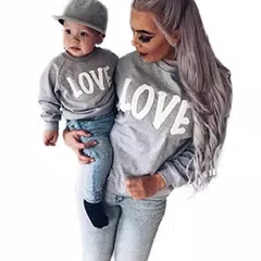 Fashion outfits mum and baby APK download