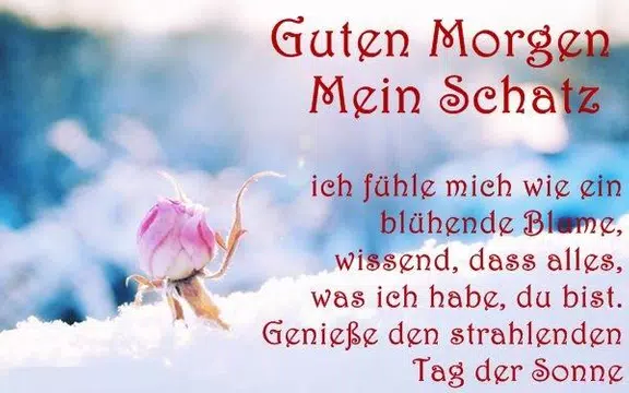 Morgen schatz gedicht guten Guten Morgen