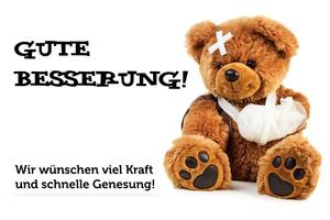 پوستر Kostenlose Gute Besserung!