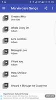 Marvin Gaye Songs پوسٹر