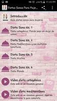 Dietas sanas para mujeres ภาพหน้าจอ 1