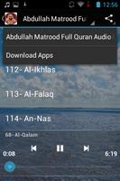Abdullah Matrood Full Quran capture d'écran 3