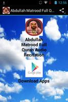 Abdullah Matrood Full Quran الملصق