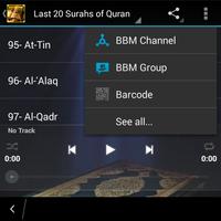 Last 20 Surahs of Quran MP3 capture d'écran 1