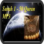 Quran 1-50 Surahs MP3 icône