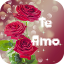 Flores con frases de amor romá-APK