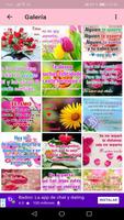 Flores con frases de amor romá poster