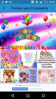 Postales de Cumpleaños Ekran Görüntüsü 1