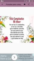 Feliz Cumpleaños. Mensajes تصوير الشاشة 3