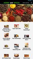 Herbs and Spices Recipes Plakat