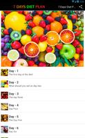 Weight Loss 7 Days Diet Plan पोस्टर