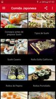Comida Japonesa تصوير الشاشة 1