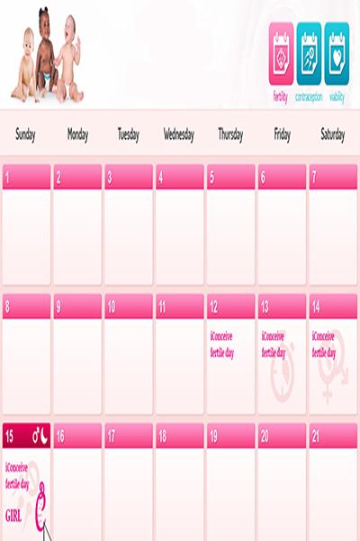 calendrier de fécondité pour Android - Téléchargez l'APK