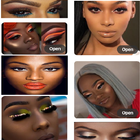 Black Beauty Makeup Tutorials. icône