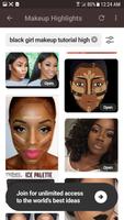 Black Beauty Makeup Tutorials. 스크린샷 2