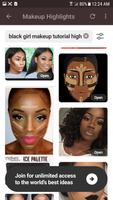 Black Beauty Makeup Tutorials. تصوير الشاشة 2