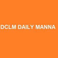 DCLM Daily Manna (Daily Devotional) Affiche
