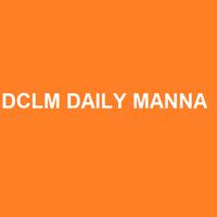 DCLM Daily Manna (Daily Devotional) poster