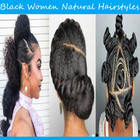Black Women Natural Hairstyles icône