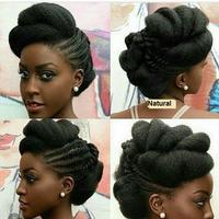 African Natural Hairstyles 포스터
