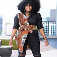 Classy Ankara Shirt Dresses Plakat