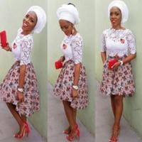 Lace & Ankara Dress Styles الملصق