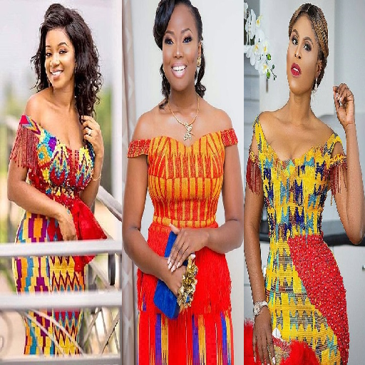 Kente Off Shoulder Styles.